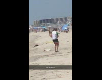 Collab Kook Of The Day - full kookin man spins on beach