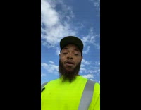 Guy tells alligators to go into water 