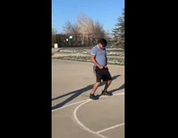 Guy airballs 3 and then screams