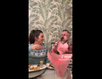 Collab ClipsIG - Lady Gives Toast to Family at Christmas Dinner