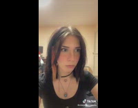 Girl twists hands in headband