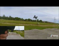 Tiktok RC car spin air ramp slow motion