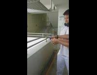 White shirt guy opens bottle lid explodes