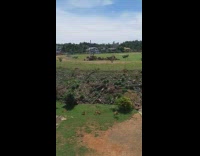 Sun with a big ring around it in the sky