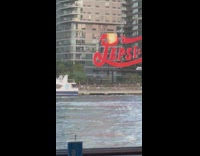 Pepsi cup with pepsi building 