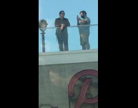 Man black leather jacket photo shoot pacific