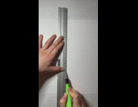 Artist draws portrait of woman 