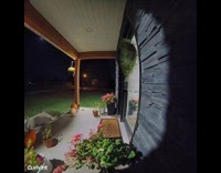 Woman farts outside house caught on camera