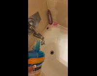 Girl tries to drown cockroach with listerine 