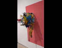 Submitter shows art with optical illusion 