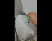 Guy asks for bigger screwdriver 