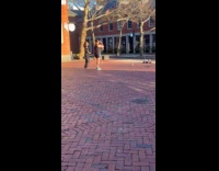 Collab IITW - Two people dance at park at sunset