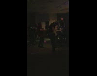 Glow stick necklace guy dances balloon hat 