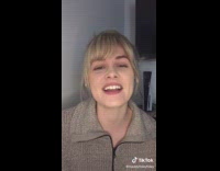 Girl trying to read rent free interview head moment 