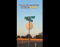 Woman laughing at strange street names 