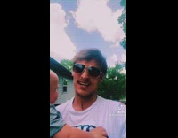 uncle tries to get baby to cuss