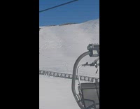 Send nudes written on snow mountain chairlift