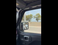 Man ride electric bike on Throgs neck bridge