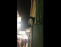 Phone charges into electrical outlet from very high up in subway station #BluePointWhatTheL