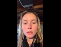 Woman ranting about brother putting her stuff on boat