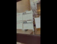 Sign says to beware of person spreading herpes 