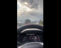 Taxi cab drives in opposite road side