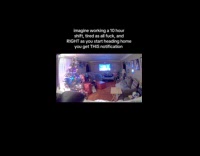 Christmas tree fell down by playing dog 