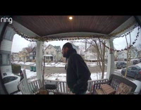 Man reunited with friend through door dash