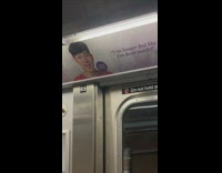 Collab WINY - Funny spa advertisement quote in subway train