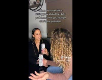 ClipsIG - Lady in Black Nods and Smiles at Problematic Friend 