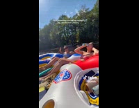 Collab Clips MPUGC - Man pretend to be pulled from inflatable lounge