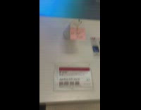 Guy presses do not press button alarm 