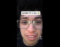 Collab BitchIG2 - Guy glasses bitches be like bye time lapse him running away