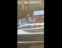 Collab IITW - Woman bikini bend over pose on yacht