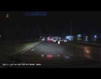 Guy saw a shooting star while driving