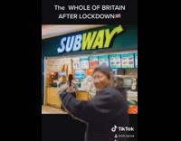 The whole of Britain after lockdown restaurants