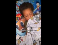 Kid chose to the park but slept