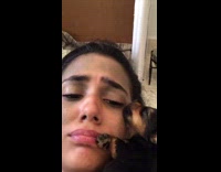 Collab BitchMP - Girl with small black puppy on her cheek