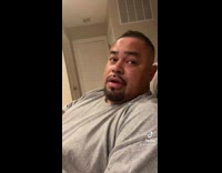 Guy tells friend to lift eye brows and bite lip 