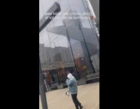 umm there are literal sheets of ice falling on our heads