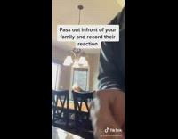 Guy falls passes out dad says ok