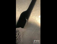 Small soap bubbles form stack on water