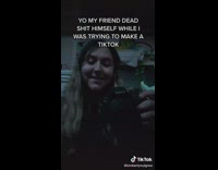 Collab BitchIG2 - Girl tiktok camera depressed stoner friend farts