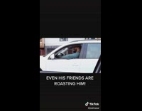 Guy tells stranger hes too big for car