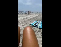 Three girls tiktok dance cartwheel beach sand