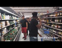 Guy pranks customers at walmart and takes their shopping carts