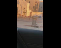 Woman kicks air picture