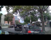 4 men in black hoodie shoots car 