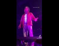 Music Artist Future Makes Eye Contact with Lady