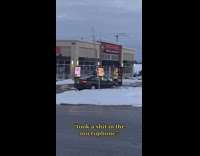 Guy pranks fast food restaurant customers at drive thru